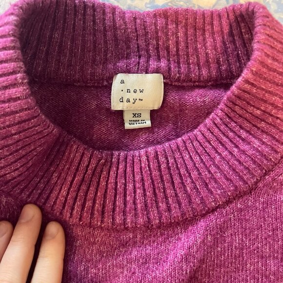 A New Day Size XS Color block Sweater Crewneck - Picture 3 of 3